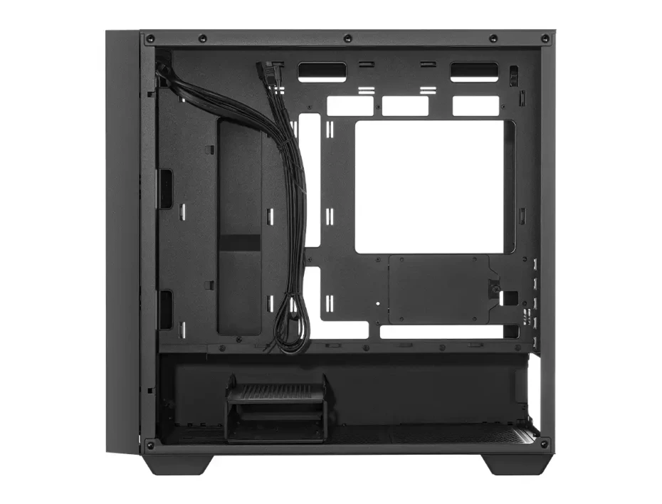 Case Asus A21 Con Malla S/fuente (90-c-asus-a21_bk) Panel De Vidrio,  Negro, Micro Atx