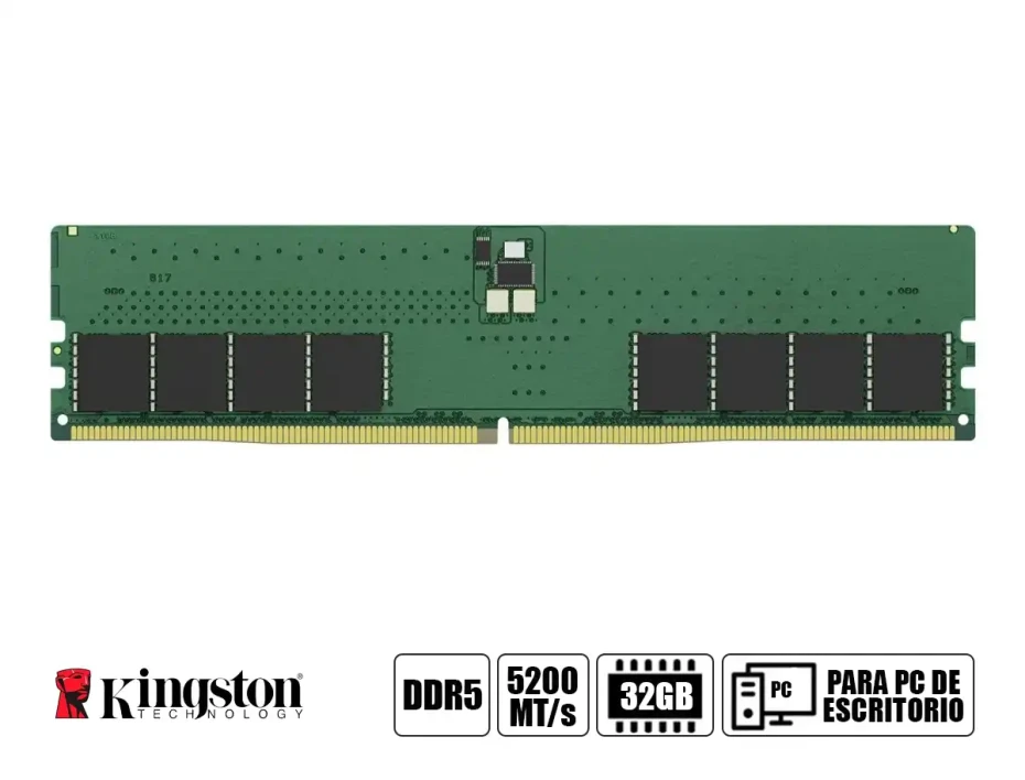 Memoria Ram Kingston Ddr5 32gb (kcp552ud8-32) 5200 Mhz