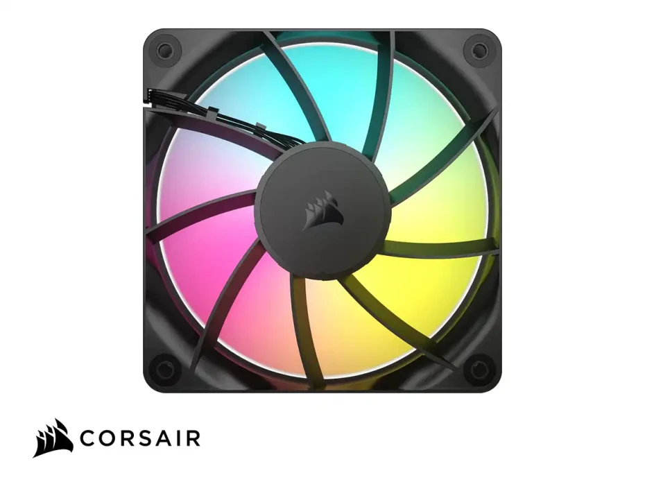 Cooler Para Case Corsair Rs120 (co-9050181-ww) Pack 3, 120mm, Led Argb, Negro