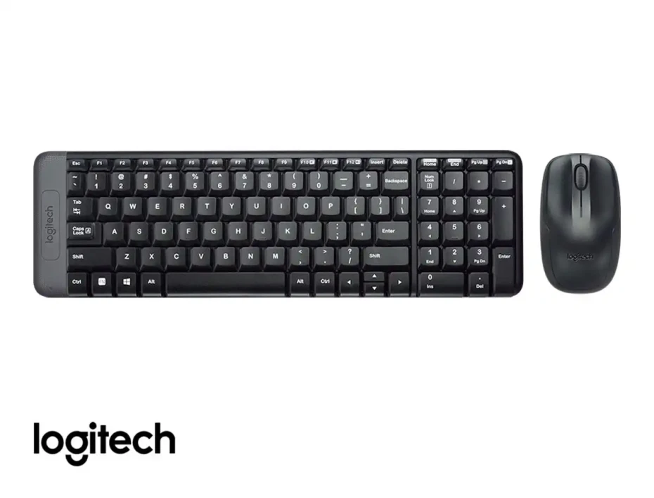 Combo 2 En Uno Logitech Inalambrico Mk220 (920-004430) Teclado, Mouse, 1000 Dpi