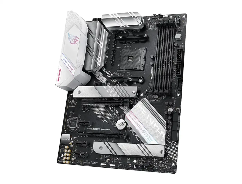 Placa Madre Asus B550-a Rog Strix Gaming (90mb15j0-mtaay0) Socket Am4, Ram Ddr4 Buss 4600oc Mhz, Rgb