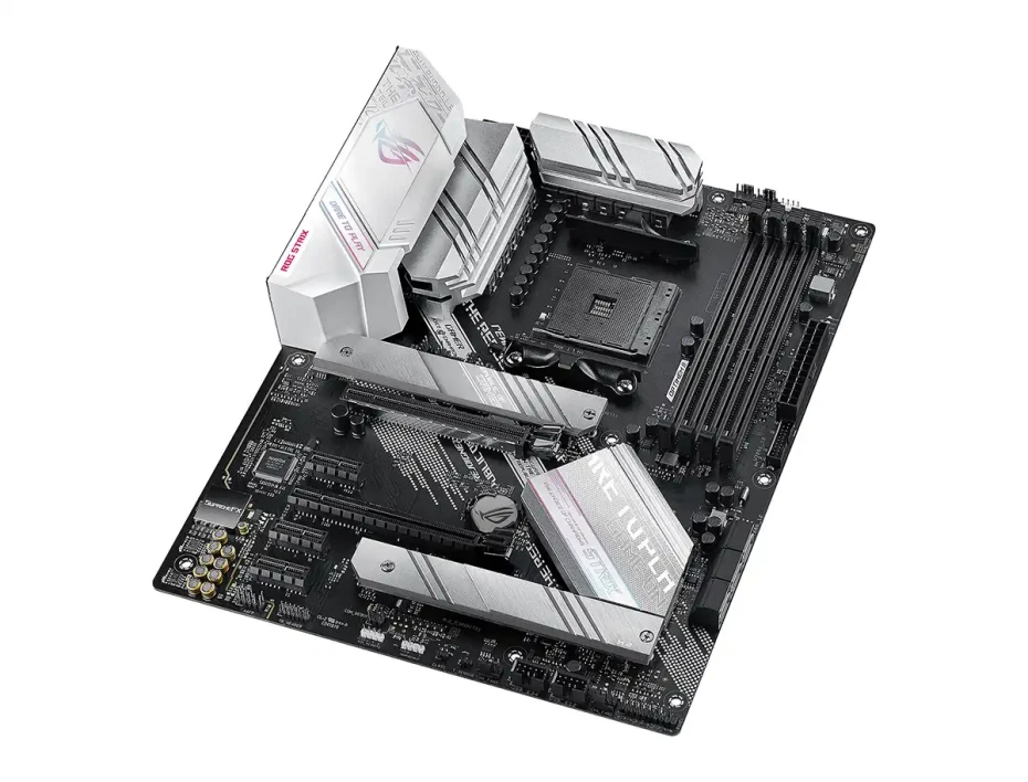 Placa Madre Asus B550-a Rog Strix Gaming (90mb15j0-mtaay0) Socket Am4, Ram Ddr4 Buss 4600oc Mhz, Rgb