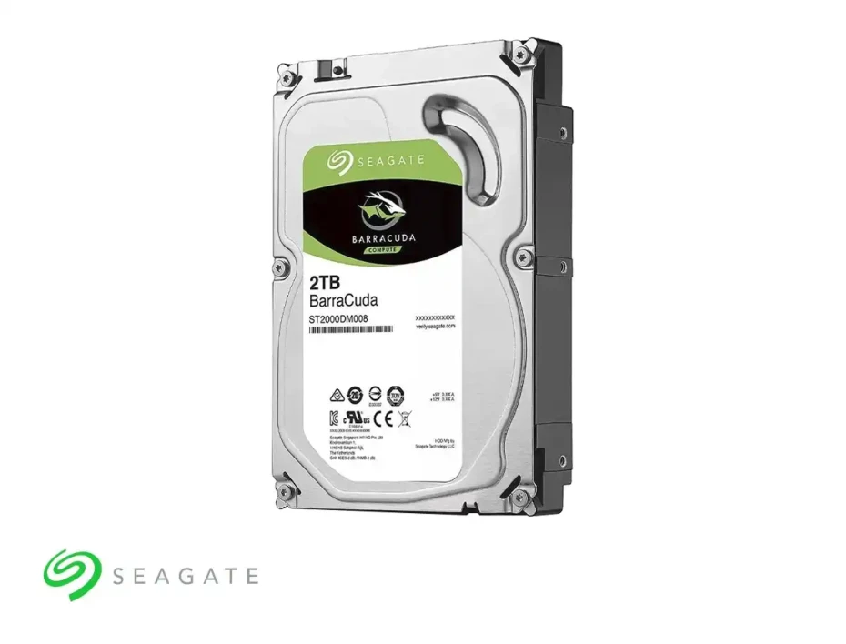 Disco Duro Seagate 2tb (st2000dm008) Cache De 256mb, 7200 Rpm, 3.5", Sata 3, Para Pc De Escritorio, Verde