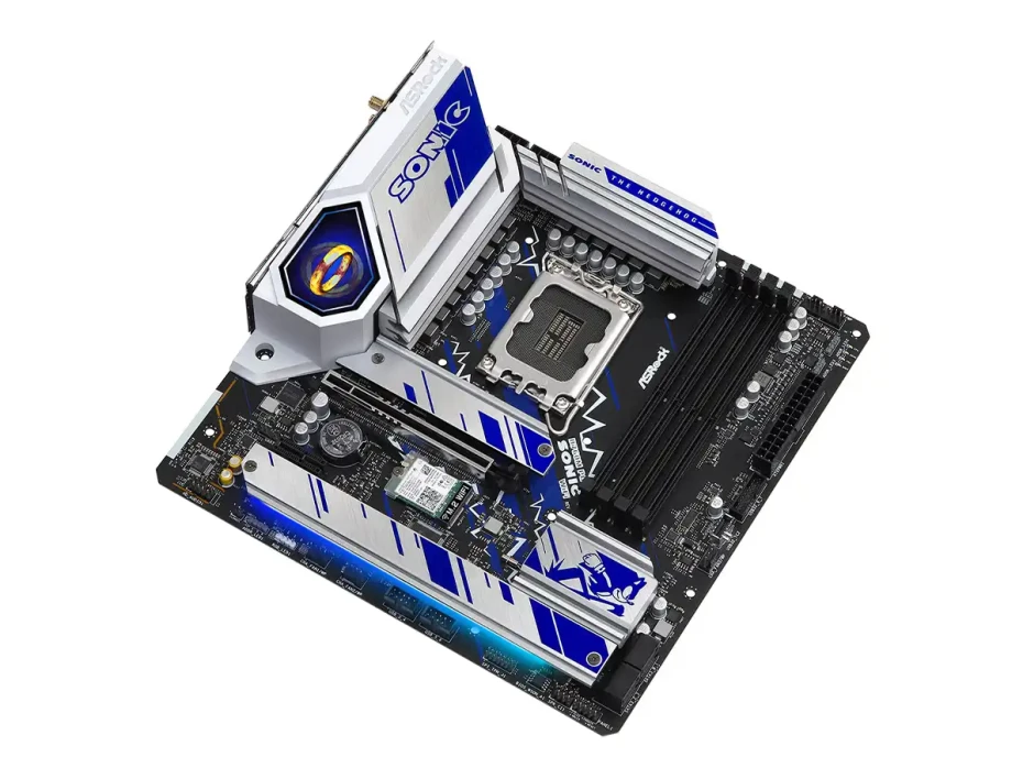 Placa Madre Asrock B760m Pg Sonic Wifi (90-mxbkm0-a0uayz) Socket Lga 1700, Ram Ddr5 7200oc Mhz, 14va, 13va, 12va Gen