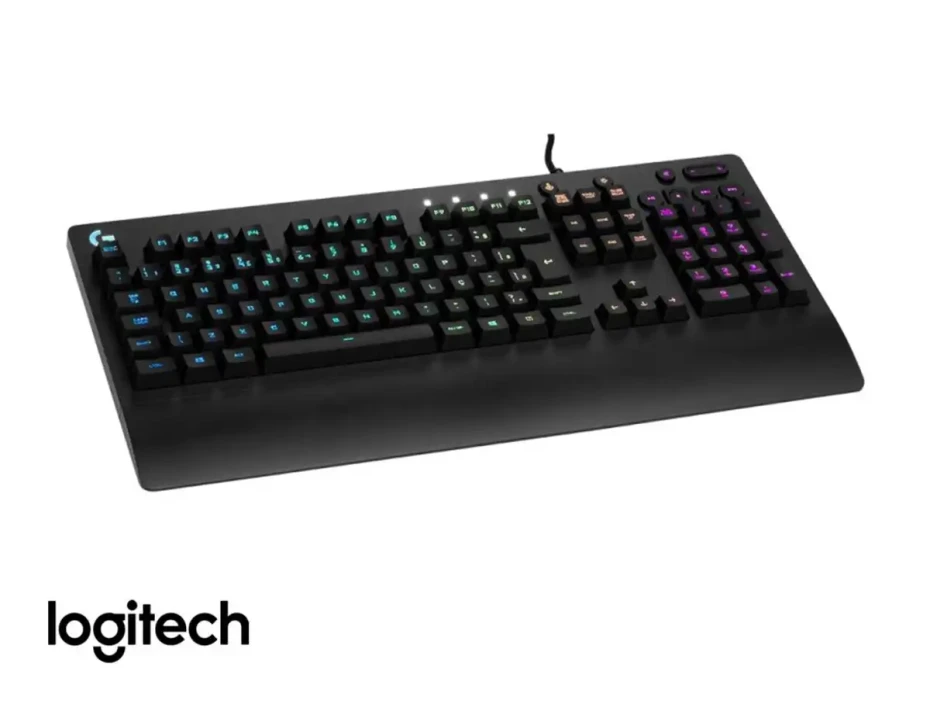 Teclado Gamer Logitech G213 Prodigy (920-008084) Semi Mecanico, Led Rgb