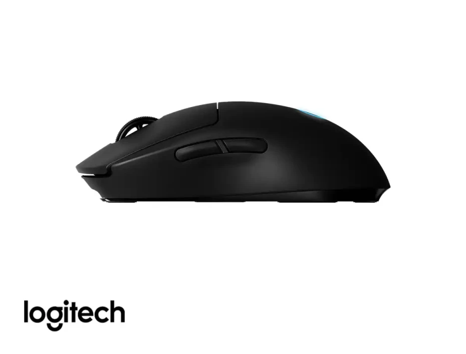 Mouse Logitech G Pro Wireless Gaming (910-005270) Hasta 25.600 Dpi, 7 Botones, Receptor Usb, Rgb, Negro