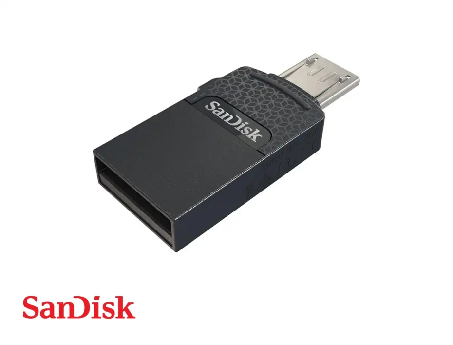 Memoria Usb Sandisk 64gb Dual Drive (sddd1-064g-g35) Usb 2.0 + Micro Usb, Dispositivo De Almacenamiento