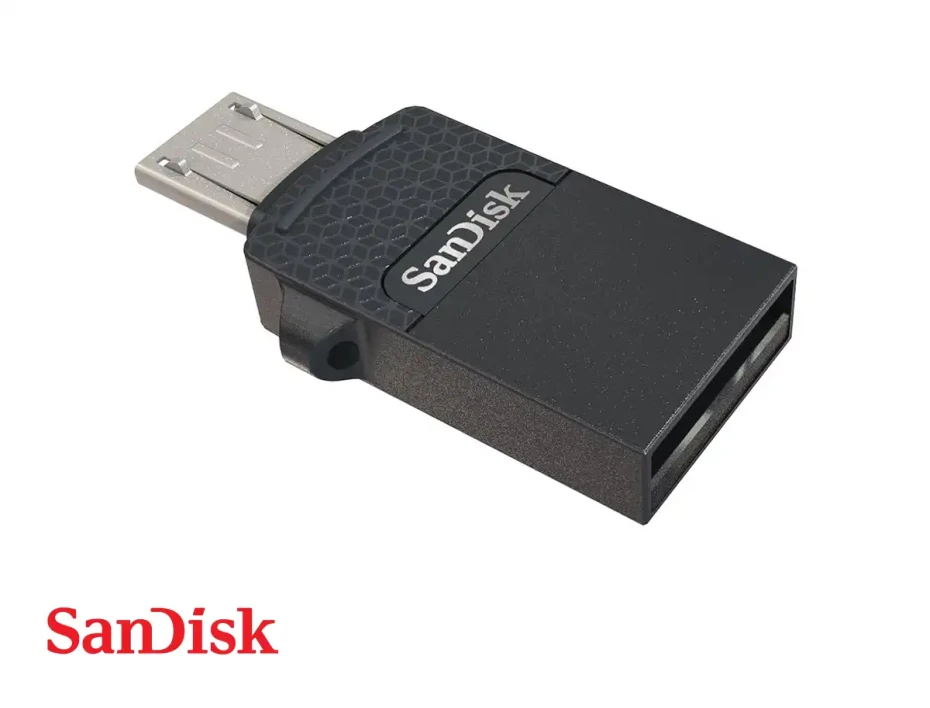 Memoria Usb Sandisk 64gb Dual Drive (sddd1-064g-g35) Usb 2.0 + Micro Usb, Dispositivo De Almacenamiento