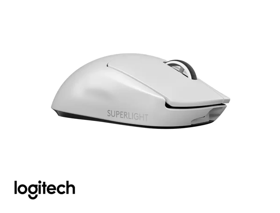 Mouse Inalambrico Logitech G Pro X Superlight Gaming (910-005940) Hasta 25.600 Dpi, Receptor Usb, 5 Botones, Blanco