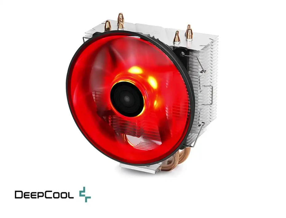 Cooler Para Procesador Deepcool Gammaxx 300r (dp-mch3-gmx300rd) 1 Ventilador, 120 Mm, Led Rojo