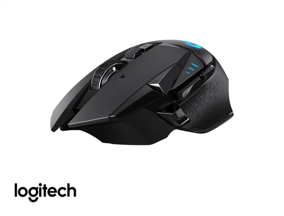 Mouse Inalambrico Logitech Gaming G502 Lightspeed (910-005565) Hasta 25.600 Dpi, 11 Botones Programables, Receptor Usb, Rgb, Negro