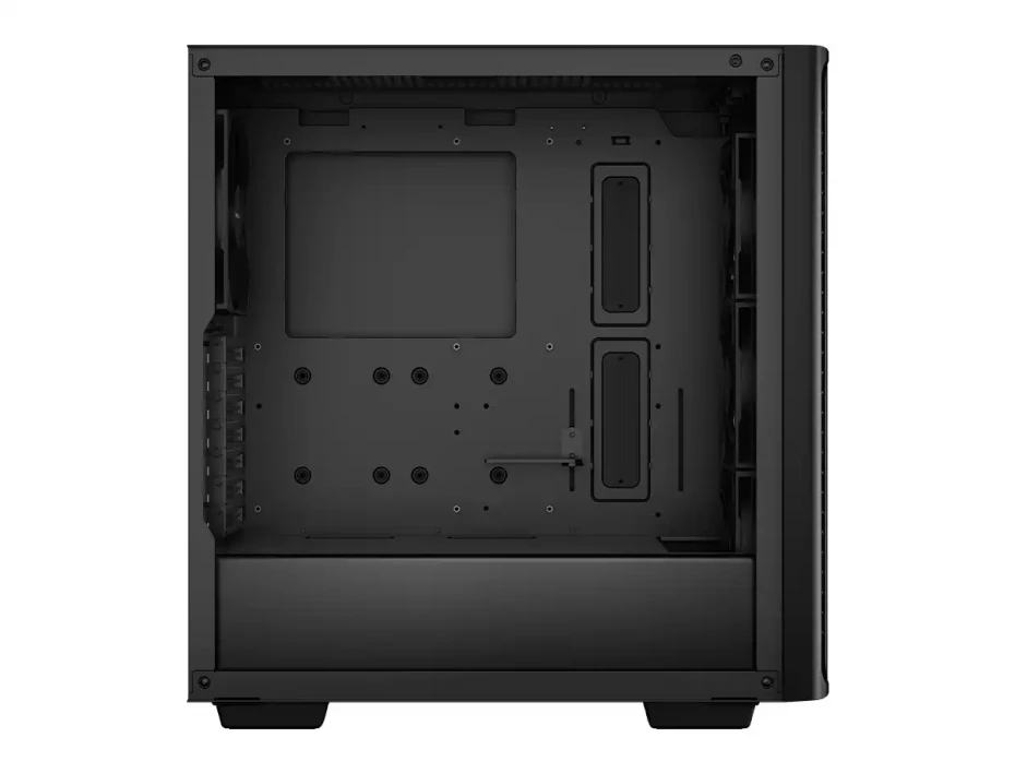 Case Deepcool Gaming Ck560 S/fuente (r-ck560-bkaae4-g-1) Panel De Vidrio, 4 Ventiladores, Led Argb, Negro