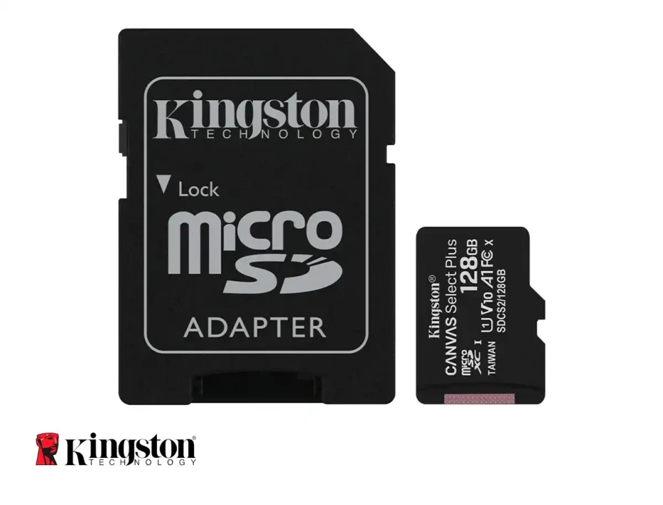 Memoria Micro Sd Kingston 128gb (sdcs2/128gb) C/card Adaptador, Tarjeta Sd