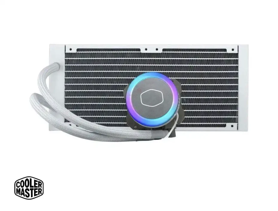 Sistema De Enfriamiento Liquido Cooler Master Masterliquid Ml240 Illusion White Edition (mlx-d24m-a18pw-r1) 2 Ventiladores, 240mm, Led Argb