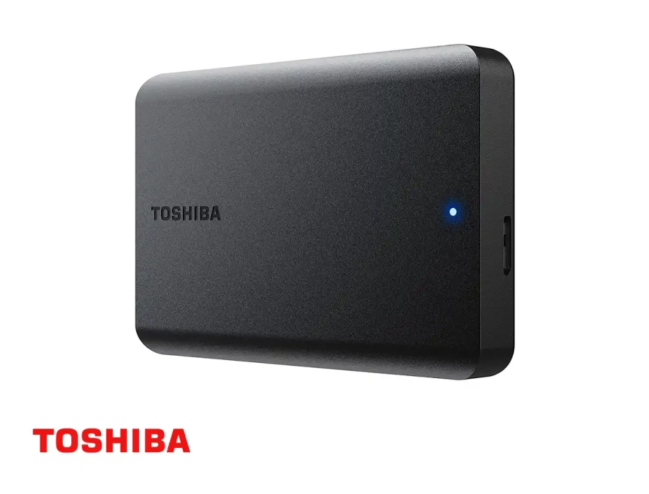 Disco Duro Externo Toshiba 4tb Canvio Basics (hdtb540xk3ca) Unidad De Almacenamiento Portable, Usb 3.0, Negro