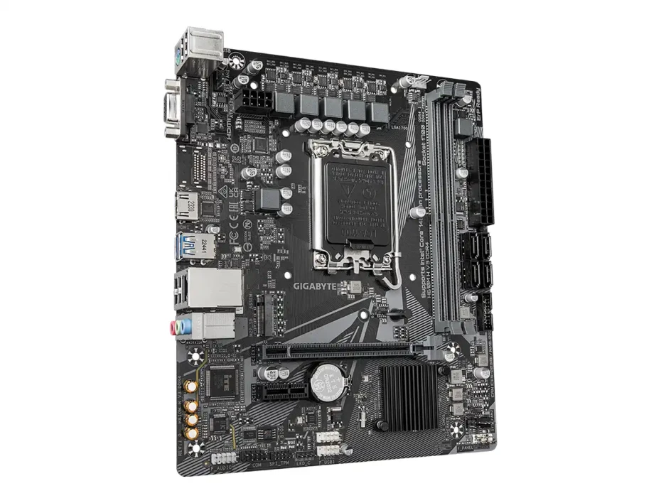 Placa Madre Gigabyte H610m H V3 Ddr4 (h610m-h-v3-ddr4) Socket Lga 1700, Ram Dddr4 Buss 3200mhz, 14va, 13va, 12va Gen