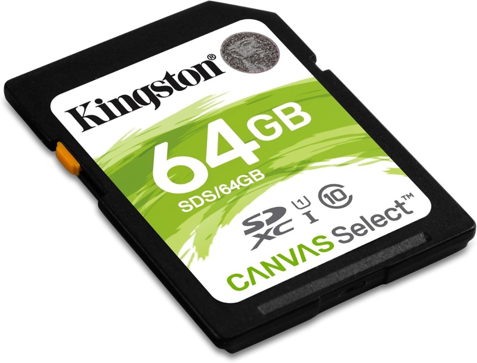 Memoria Sd Kingston 64gb (sds/64gb) Tarjeta Sd Clase 10 80mb/s