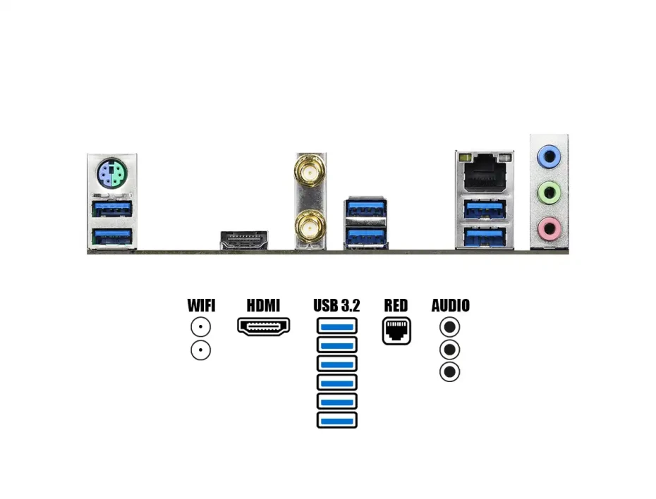 Placa Madre Asrock B550 Phantom Gaming 4/ac (90-mxbdz0-a0uayz) Socket Am4, Ram Ddr4 Buss 4533oc Mhz, Wifi