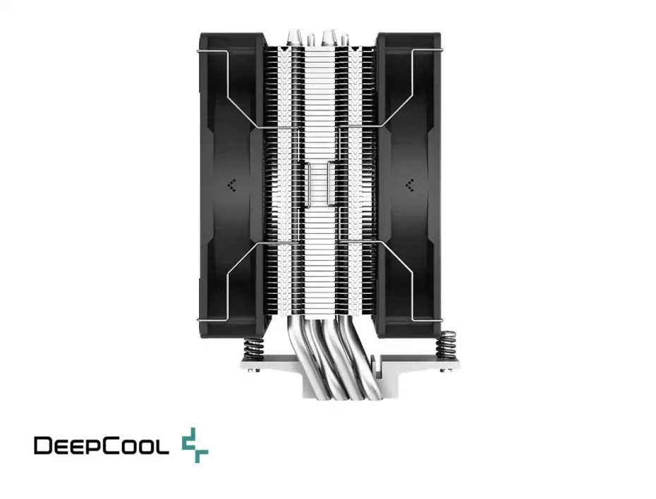 Cooler Para Procesador Deepcool Ag400 Plus (r-ag400-bknnmd-g) 2 Ventiladores, 120mm