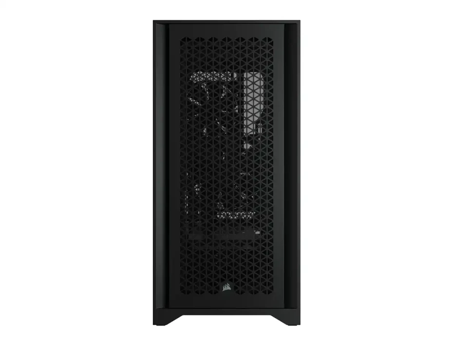 Case Corsair 4000d Airflow S/fuente (cc-9011200-ww) Panel De Vidrio, 2 Ventiladores, Negro