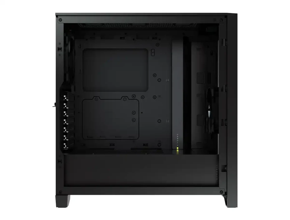 Case Corsair 4000d Airflow S/fuente (cc-9011200-ww) Panel De Vidrio, 2 Ventiladores, Negro