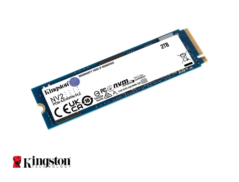 Unidad De Almacenamiento Ssd M.2 Pcie Kingston 2tb Nvme Nv2, 2280 (snv2s/2000g) 3500mb/s