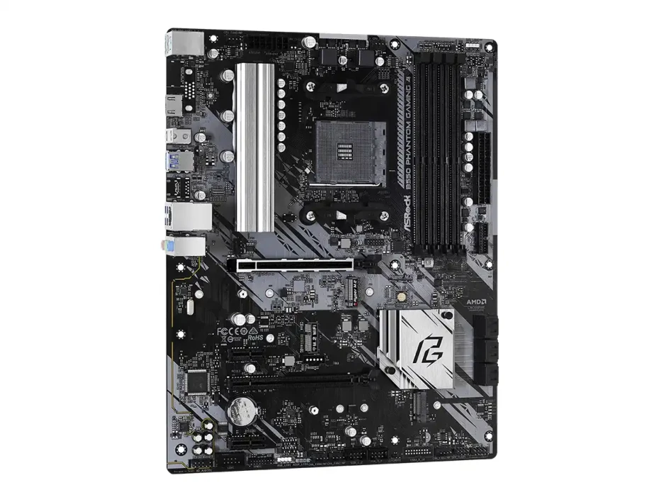 Placa Madre Asrock B550 Phantom Gaming 4 (90-mxbcy0-a0uayz) Socket Am4, Ram Ddr4 Buss 4733oc Mhz