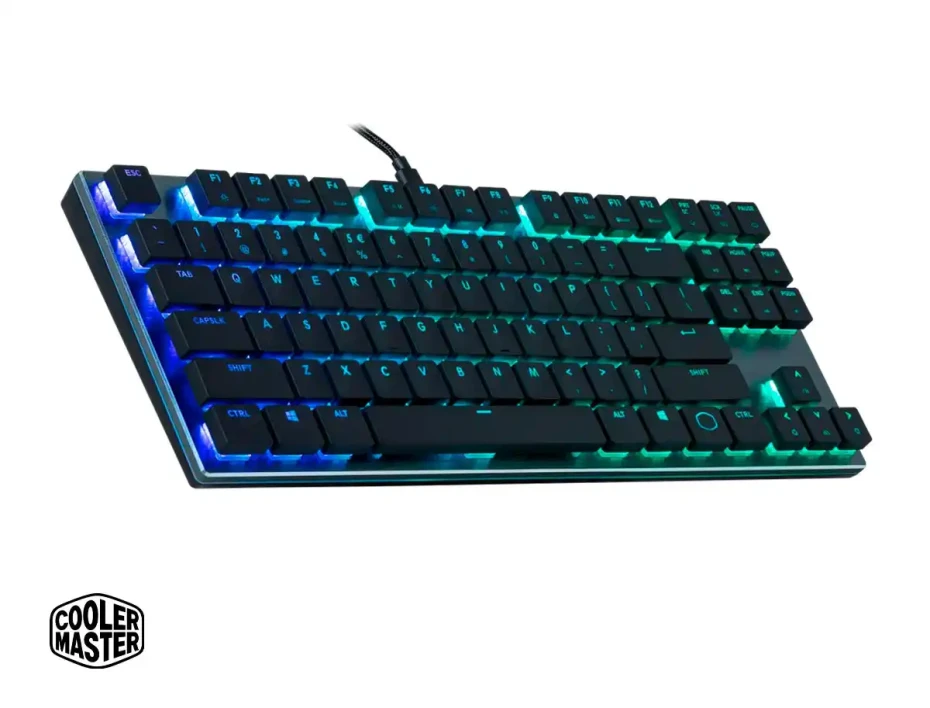 Teclado Gamer Cooler Master Sk630 (sk-630-gklr1-sp) Mecanico, Switch Red, Led Rgb, Low Profile, Negro