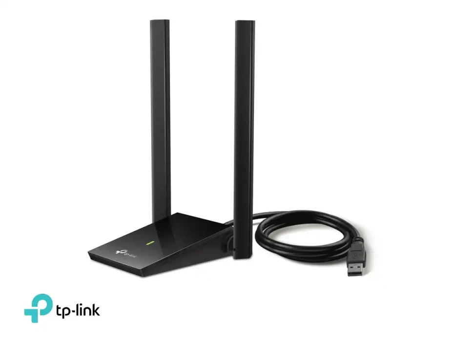 Adaptador Usb Inalambrico Tp-link T4u Plus Ac1300 Doble Antena (tl-archer T4u Plus)