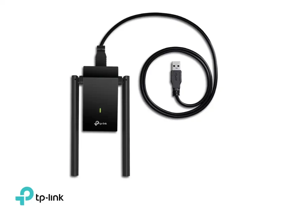 Adaptador Usb Inalambrico Tp-link T4u Plus Ac1300 Doble Antena (tl-archer T4u Plus)