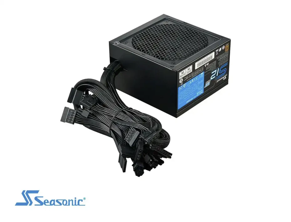 Fuente De Poder Seasonic 650w S12iii (ssr-650gb3) Atx, 80 Plus Bronze, No Modular, Negro