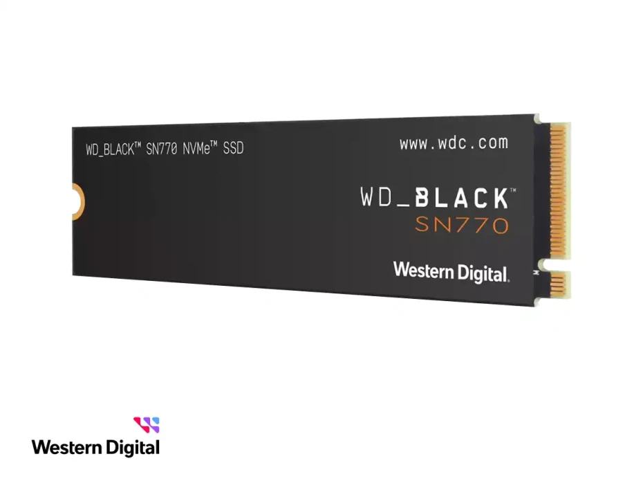 Unidad De Almacenamiento Ssd M.2 Pcie Western Digital 1tb Nvme Black Sn770, 2280 (wds100t3x0e) 5150mb/s