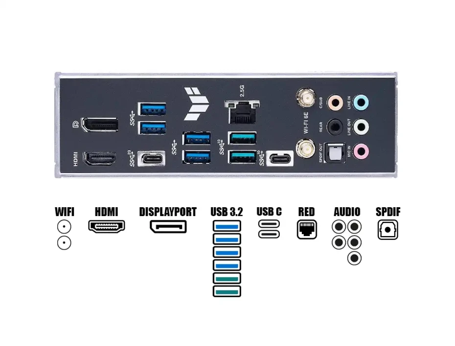 Placa Madre Asus Z790-plus Tuf Gaming Wifi (90mb1d80-m1aay0) Socket Lga 1700, Ram Ddr5 7200oc Mhz, 12va 13va Gen, Rgb, Wifi 6e