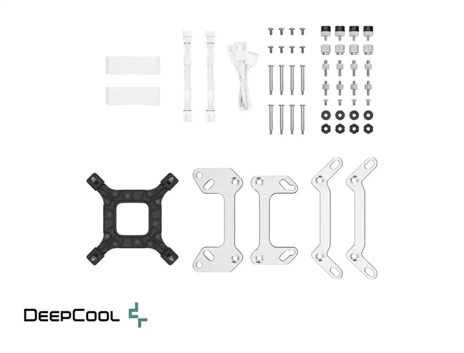 Sistema De Enfriamiento Liquido Deepcool Lt520 Wh (r-lt520-whamnf-g-1) 2 Ventiladores, 240mm, Led Rgb