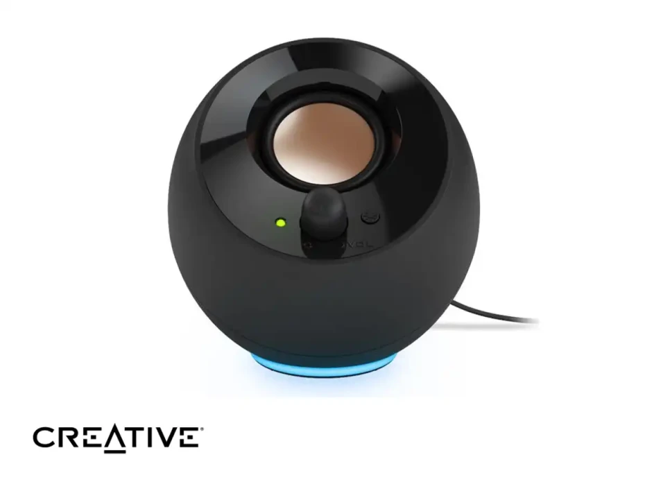 Parlante Creative Pebble Se 4.4 Watts (51mf1725aa000) Interfaz Usb, Frecuencia 100 Hz -17000 Khz, Rgb, Negro