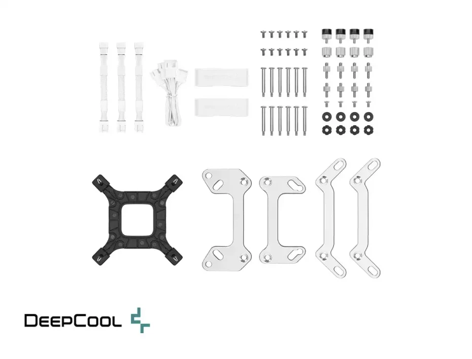 Sistema De Enfriamiento Liquido Deepcool Lt720 Wh (r-lt720-whamnf-g-1) 3 Ventiladores, 360mm, Led Rgb