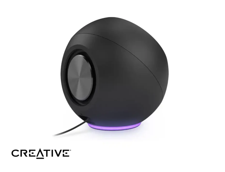 Parlante Creative Pebble Se 4.4 Watts (51mf1725aa000) Interfaz Usb, Frecuencia 100 Hz -17000 Khz, Rgb, Negro