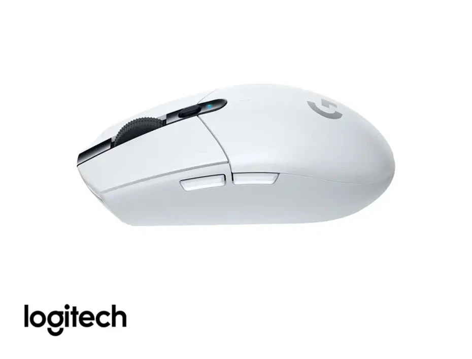 Mouse Inalambrico Logitech G305 Ligthspeed Gaming (910-005289) Hasta 12.000 Dpi, 6 Botones, Receptor Usb, Blanco