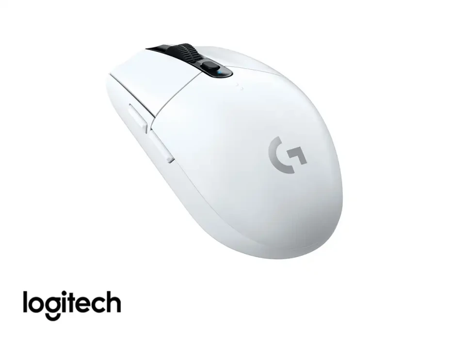 Mouse Inalambrico Logitech G305 Ligthspeed Gaming (910-005289) Hasta 12.000 Dpi, 6 Botones, Receptor Usb, Blanco