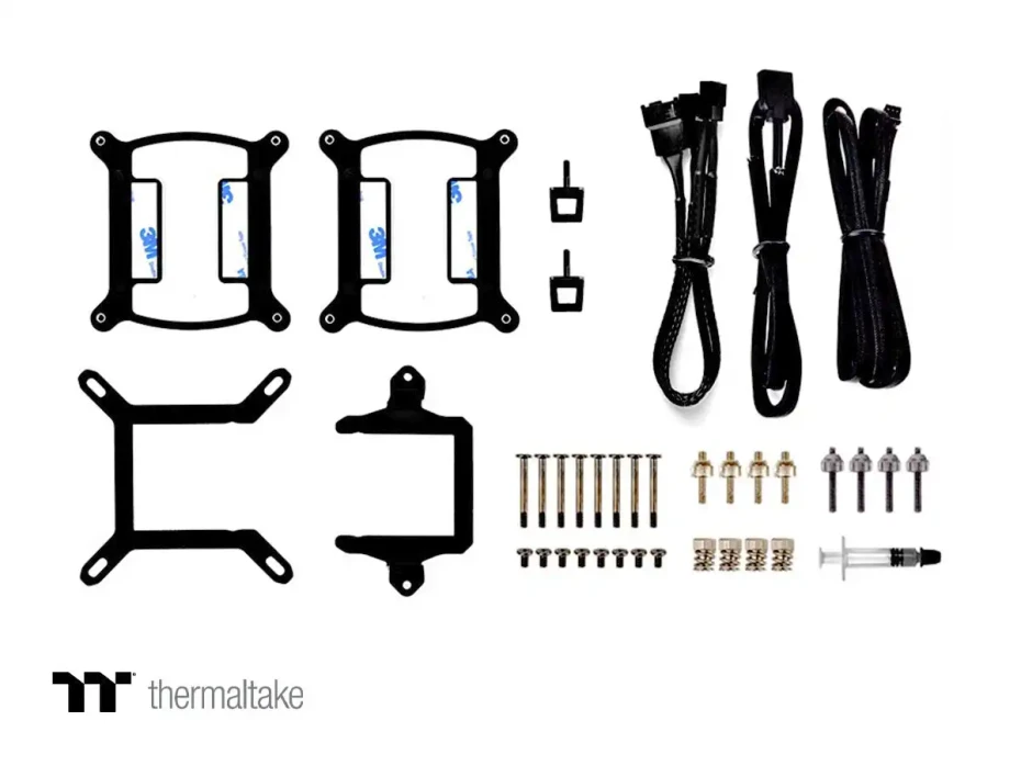 Sistema De Enfriamiento Liquido Thermaltake Th240 Argb Sync (cl-w286-pl12sw-a) 2 Ventiladores, 240mm, Led Argb