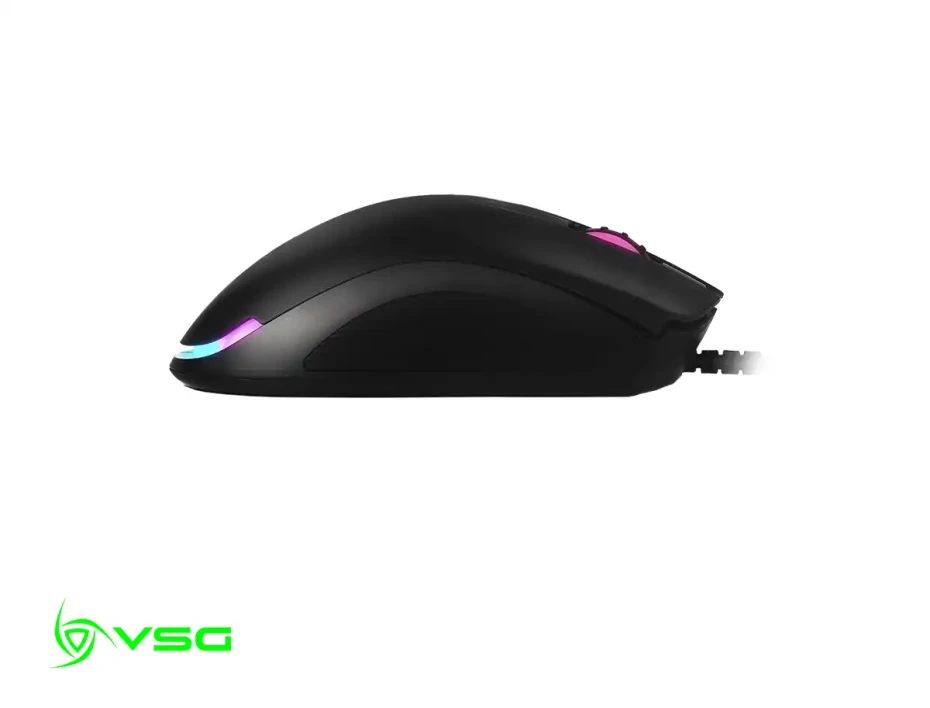 Mouse Vsg Cyborg Gaming (vg-m880) Hasta 5000 Dpi, 9 Botones, Rgb, Negro