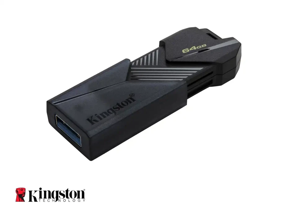 Memoria Usb Kingston 64gb Datatraveler Exodia Onyx (dtxon/64gb) Usb 3.2, Dispositivo De Almacenamiento, Negro