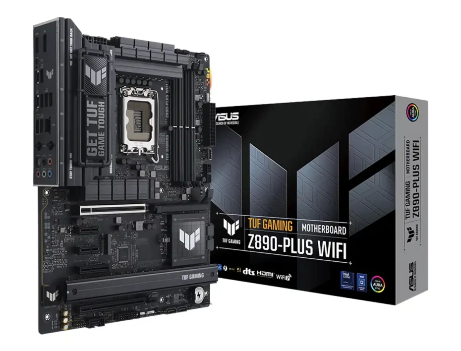 Placa Madre Asus Z890-plus Tuf Gaming Wifi (90mb1iq0-m0eay0) Socket Lga 1851, Ram Ddr5, Core Ultra, Gen. 15, Rgb, Wifi 7