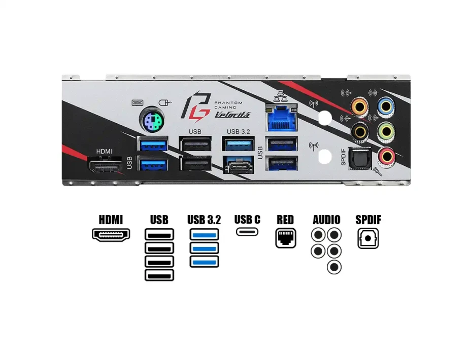 Placa Madre Asrock B550 Pg Velocita (90-mxbd90-a0uayz) Socket Am4, Ram Ddr4 Buss 4733oc Mhz, Rgb