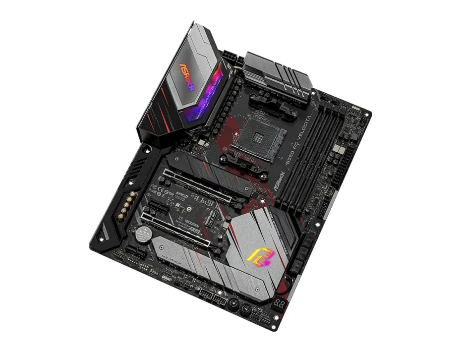 Placa Madre Asrock B550 Pg Velocita (90-mxbd90-a0uayz) Socket Am4, Ram Ddr4 Buss 4733oc Mhz, Rgb