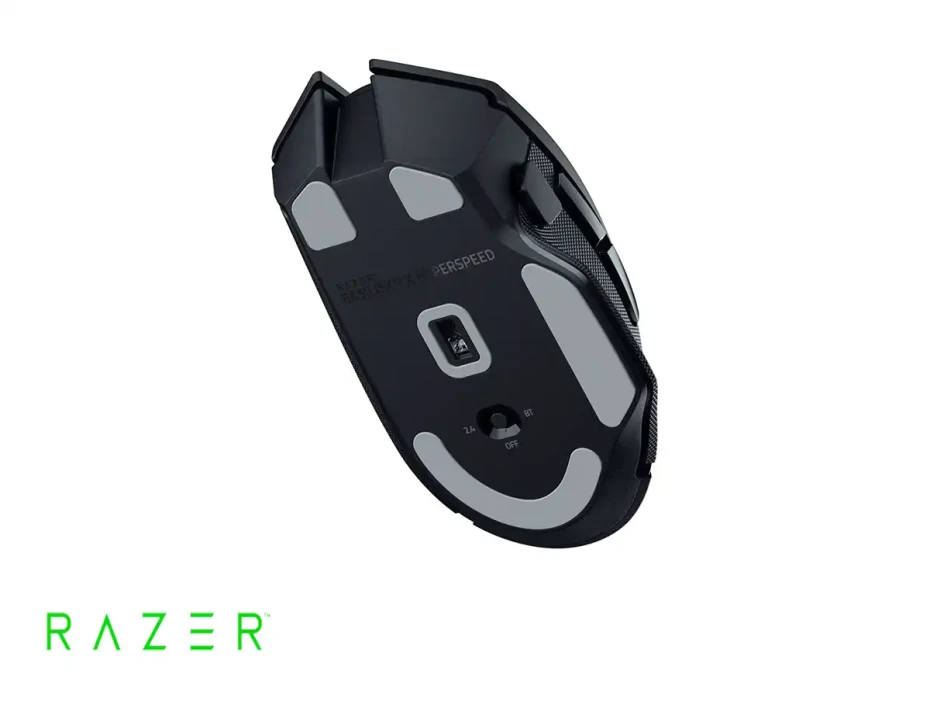 Mouse Inalambrico Razer Basilisk V3 X Hyperspeed Gaming (rz01-04870100-r3u1) 18.000 Botones, 7 Botones, Receptor Usb, Bt, Rgb, Negro