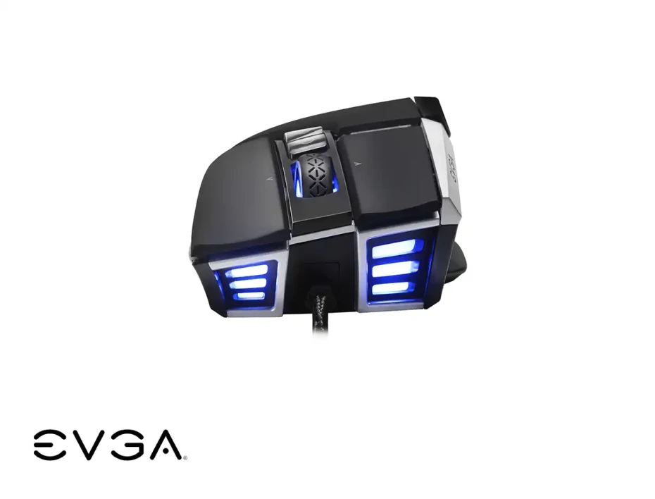 Mouse Evga X17 Gaming (903-w1-17bk-kr) Hasta 16.000 Dpi, 10 Botones, Rgb, Negro