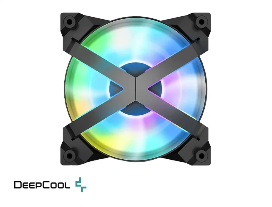 Cooler Para Case Deepcool Mf120 Gt (dp-gs-f12-ar-mf120gt-3p) Pack 3 En 1, 120mm, Led Argb