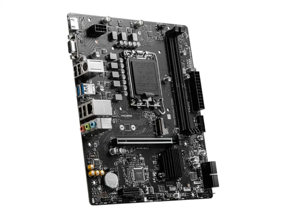 Placa Madre Msi B760m-e Pro Ddr4 (911-pro-b760m-e-ddr4) Socket Lga 1700, Ram Ddr4 Buss 4800oc Mhz, 14va, 13va, 12va Gen