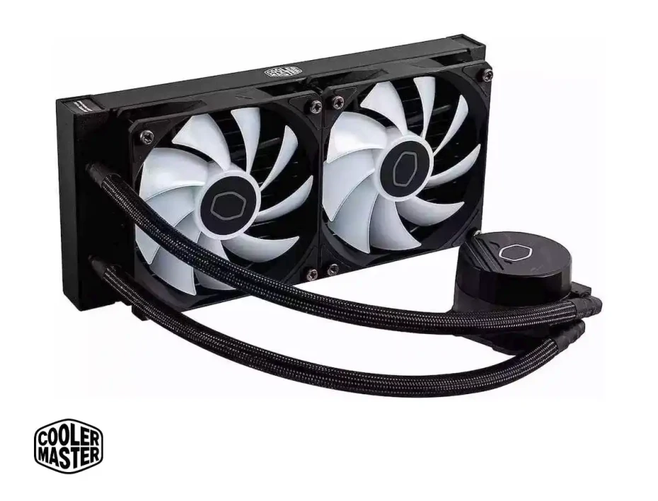 Sistema De Enfriamiento Liquido Cooler Master Masterliquid 240l Core Argb (mlw-d24m-a18pz-r1) 2 Ventiladores, 240mm, Led Argb